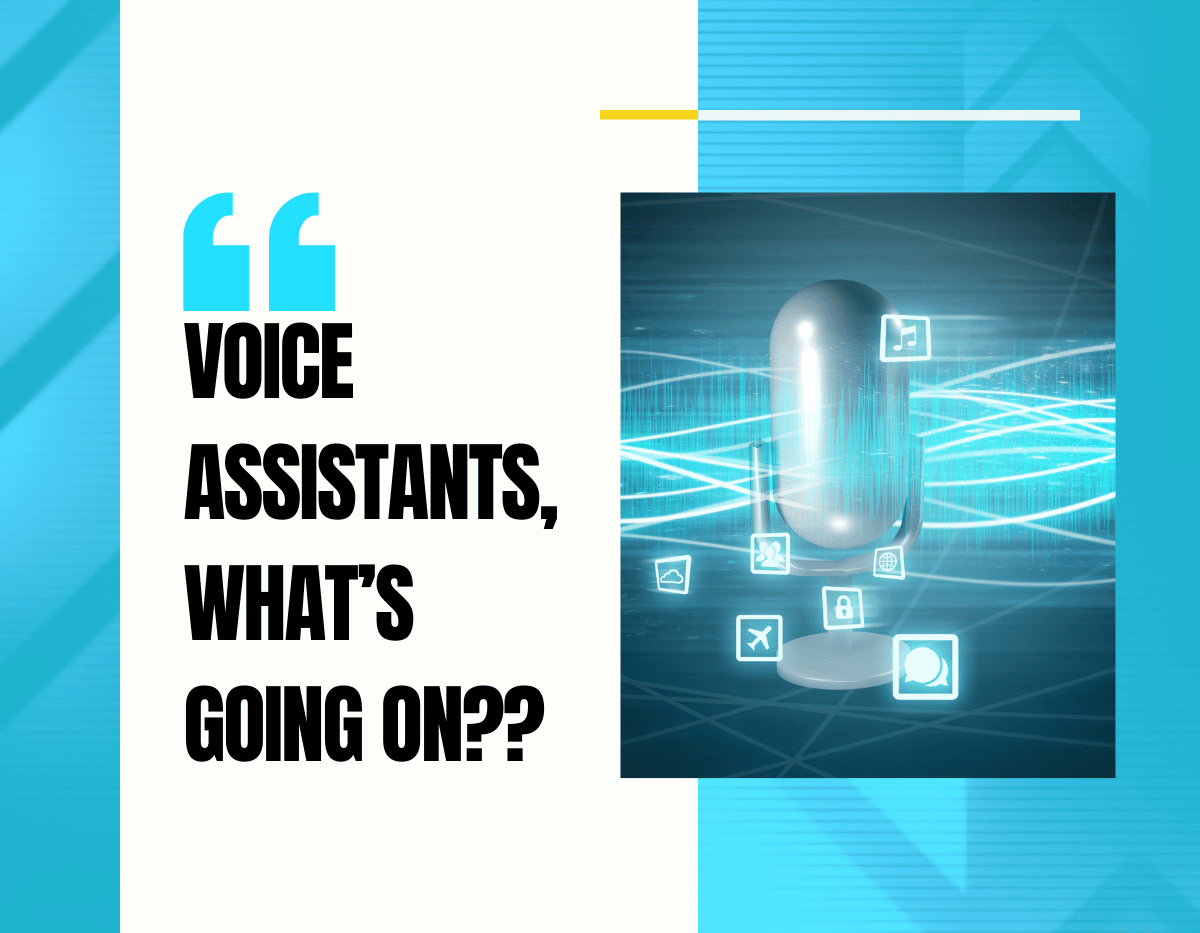 Voice Assistants…What’s Going On??