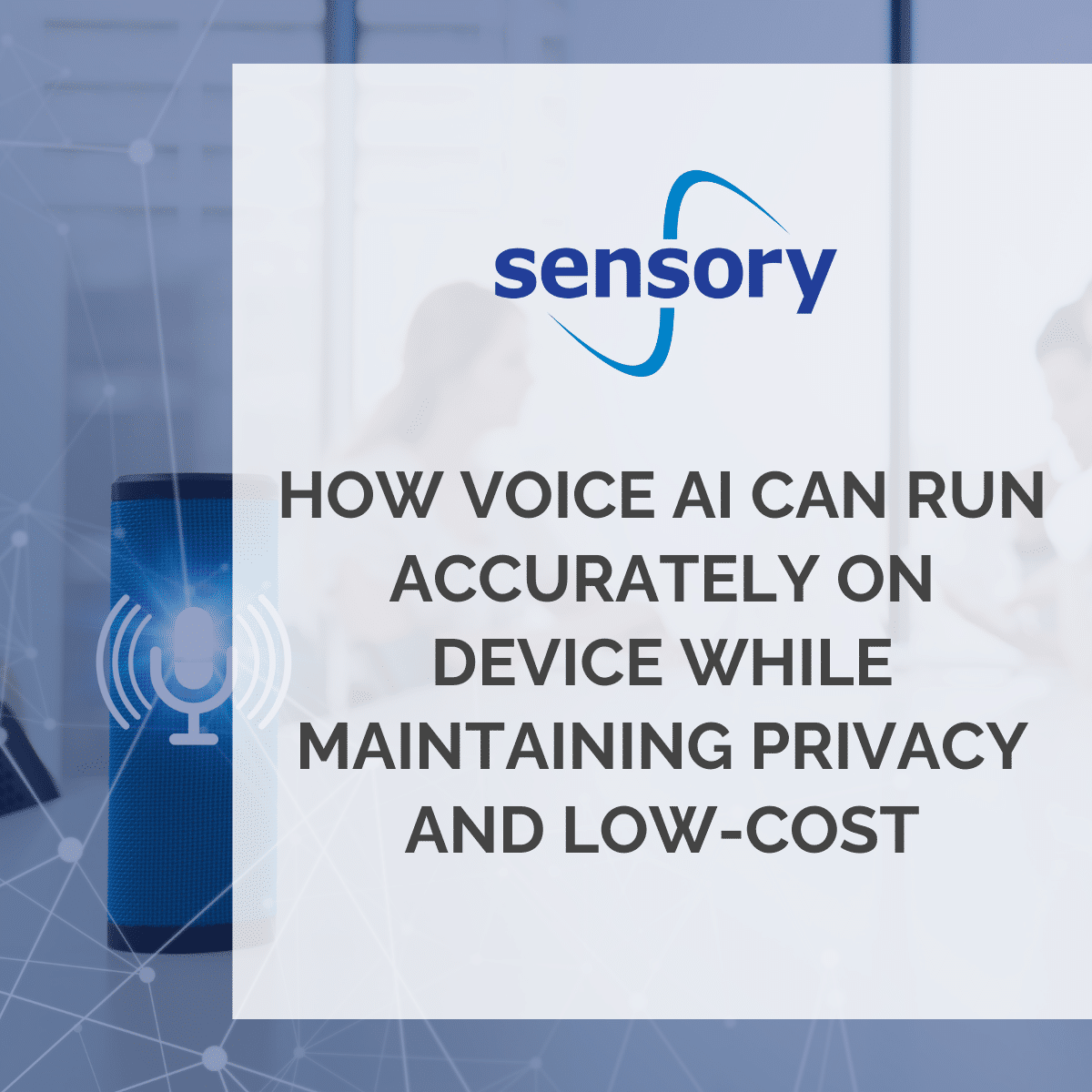 How Voice AI Can Run Accurately on Device while Maintaining Privacy and Low-Cost