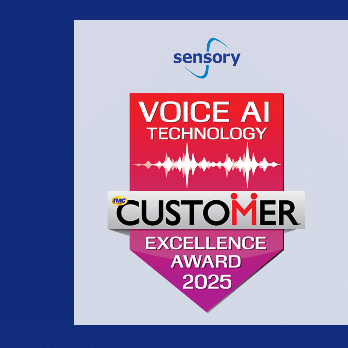 Sensory, Inc. Receives 2025 Voice AI Technology Excellence Award from CUSTOMER Magazine
